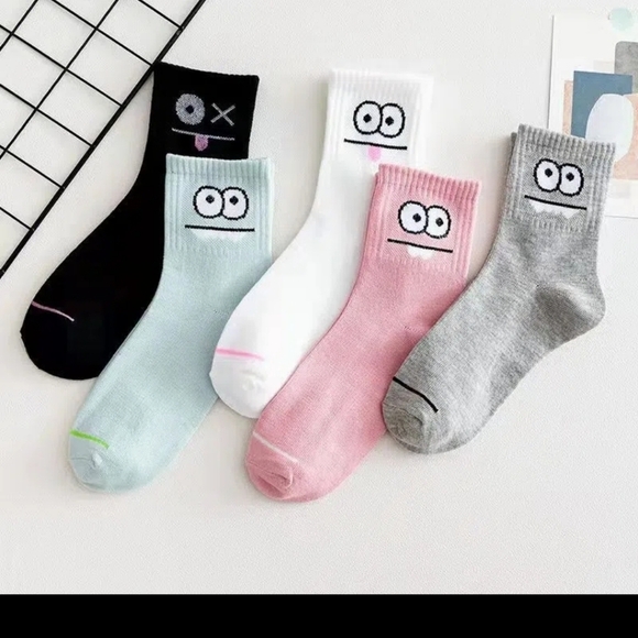 Funny face socks Eyes Capri Socks Bundle - Picture 6 of 6